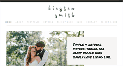 Desktop Screenshot of kirstensmithphotography.com